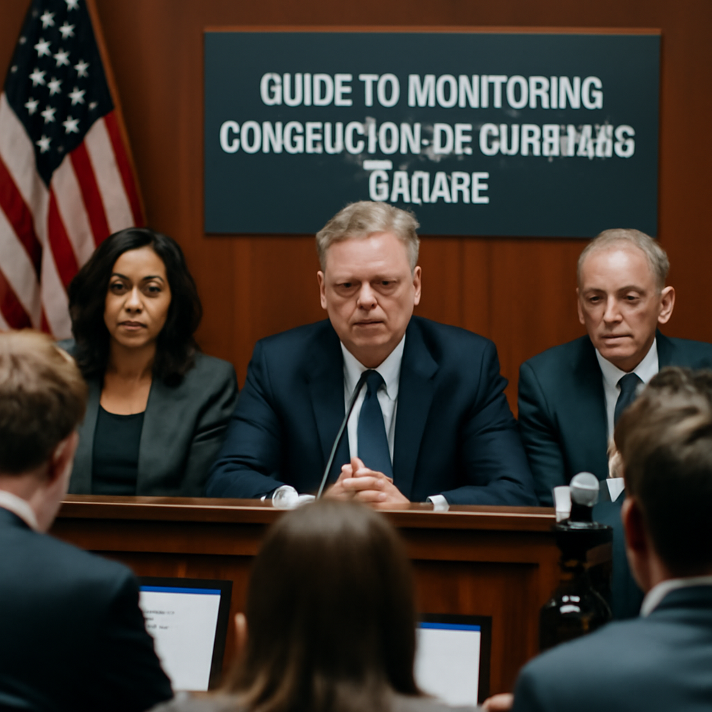 Guide to Monitoring Congressional Hearings Online