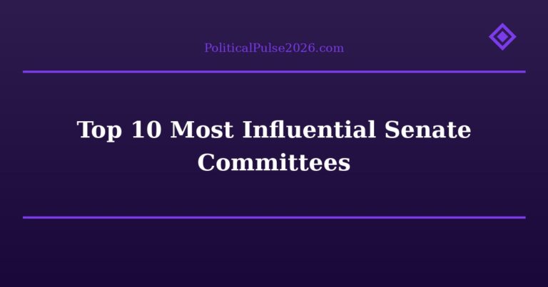 Top 10 Most Influential Senate Committees