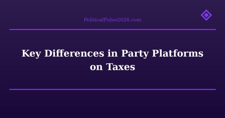 Key Differences in Party Platforms on Taxes