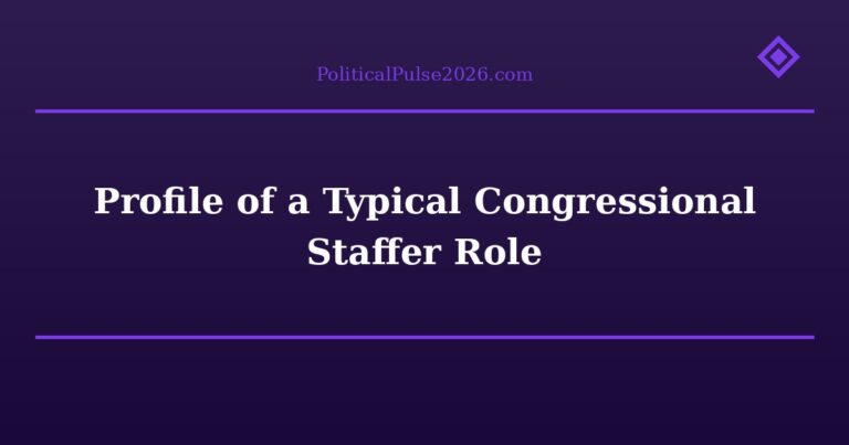 Profile of a Typical Congressional Staffer Role