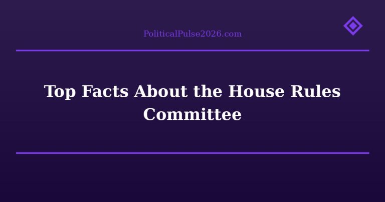 Top Facts About the House Rules Committee