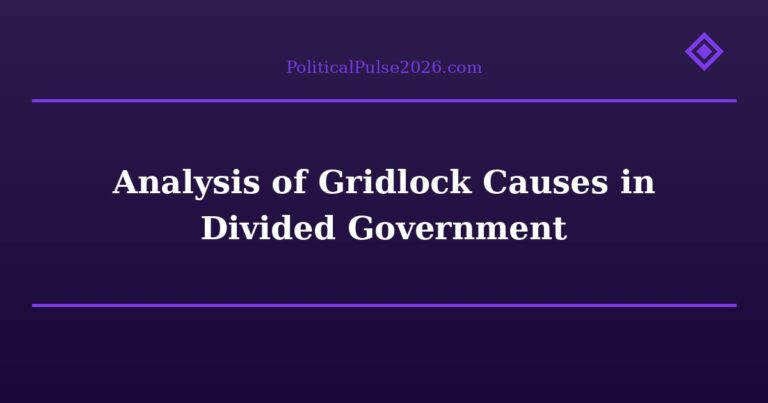 Analysis of Gridlock Causes in Divided Government