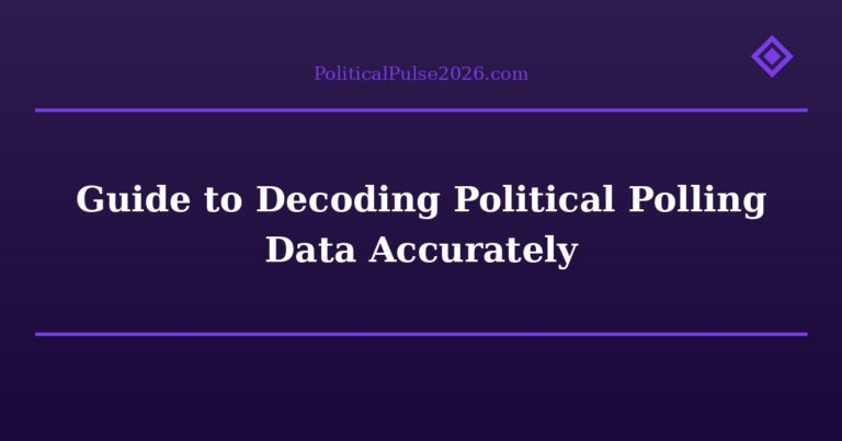 Guide to Decoding Political Polling Data Accurately