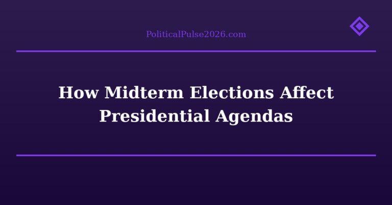 How Midterm Elections Affect Presidential Agendas